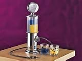 Bar Butler - Getr�nkespender im Design einer nostalgischen US-Zapfs�ule mit 2 Zapfh�hnen, Fassungsverm�gen: 2x 450 ml (2 Tanks), Verchromt
