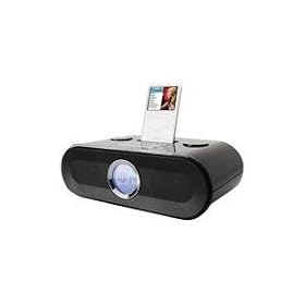 Coby Digital Dual Alarm Clock Radio with iPod Docking System (Black) by Coby