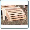 Oversized Adirondack Ottoman by 