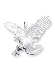 Sterling Silver Preying Eagle Pendant QC5027"
