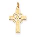 14k Celtic Cross Charm