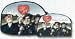 Lucy Cosmetic Bag LARGE Travel Tote Size California Here We Come