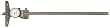 Mitutoyo 527-313-50, 12" X .001", Dial Depth Gage, With Fine Adjustment