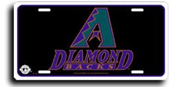 MLB License Plate - Arizona Diamondbacks