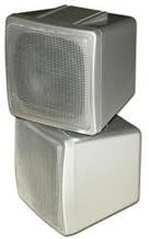 Choice Select 4in Stacked Surround Speaker, Silver, 8 Ohm, Each