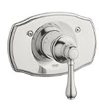 Grohe 19 616 EN0 Geneva Thermostatic Valve Trim with Lever Handle, Infinity Brushed Nickel