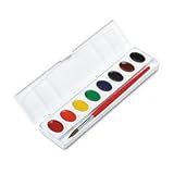 PRANG OVAL 8 WATER COLORS