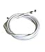 ACTION CABLE BRAKE CURB DOG SLICK WHITE W/TEFLON