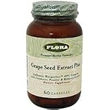 Flora Grape Seed Extract Plus 60 Capsules