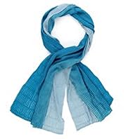 Pleated Ombre Lightweight Scarf