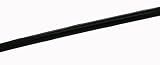 Medium (40) weighted (650g) exercise & dance Plain Black Hoola Hula Hoop