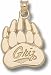 Montana Grizzlies 3/4" "Griz Paw" Pendant - Gold P...