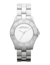 Marc by Marc Jacobs Blade Stainless Steel White Dial Womens Watch - MBM3125