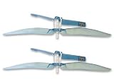 Two (2) Replacement Blue Main Rotors for Mini Infrared Remote Control Electric Helicopters