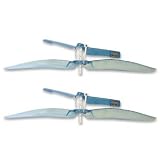 Buy Two (2) Replacement Blue Main Rotors for Mini Infrared Remote Control Electric Helicopters by Mini IR Helis