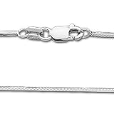 20 Snake Chain - 14K White Gold