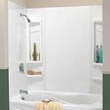 Finesse 5pc White Tub Wall