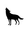 Pack of 3 Howling Wolf Stencils Made from 4 Ply Mat Board 11x14, 8x10, 5x7