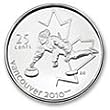 Canada Royal Canadian Mint Curling Canada Olympic 2010 Coin the First of the Vancouver 2010 Olympic Quarter Series with New 2010 Vancouver Olympic Logo From Canada