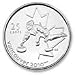 Canada Royal Canadian Mint Curling Canada Olympic 2010 Coin the First of the Vancouver 2010 Olympic Quarter Series with New 2010 Vancouver Olympic Logo From Canada
