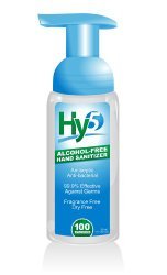 Hy5 Brand Alcohol Free SAFER4KIDS Foaming Instant Hand Sanitizer 50ml (1.7oz) 6 Pack Case