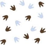 Argington Organic Crib Fitted Sheet Set - Dinosaur