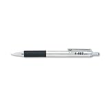 ZEBRA PEN CORP. / ZEB29210 / F-402 Retr Ballpoint Pen, Stainless Steel Brl, Black Ink, Fine, 0.70 mm / Sold as 1 EA
