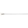 3mm White Synthetic Velvet Choker 16" With Sterling Silver Clasp
