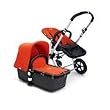 Bugaboo Cameleon Stroller - Dark Grey Base - Orange Canvas