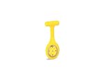 Montre Infirmi&egrave;re - NW63-YW - Quartz Analogique - Bracelet en Plastique Jaune