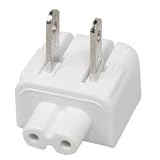 Genuine Apple Mac Ac Power Adapter Us Wall Plug Duck Head for Ibook Iphone Ipod; P/n M8482 A1036 A1021 A1184 A1172 A1003 922-7097 922-5863