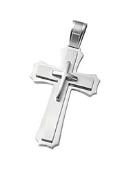 Joyas Alternativas™ Stainless Steel Cross Pendant