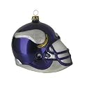 Minnesota Vikings Team Glass Helmet 3" Ornament