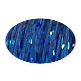 Piz-zaz Royal Blue Hair Extension Shimmer Tinsel + Hairart Brilliance Pin Tail Comb Add Shimmer and Glam to Your Hair That Last 10-12 Weeks