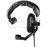 Beyerdynamic DT108-200/400-BLACK Headset/Mic, Single Ear, 200/400 ohm, No Cable, Black