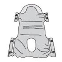 Drive Medical Commode Sling Without Head Support Polyester - Model 13233d