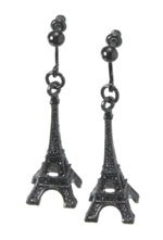 Marc By Marc Jacobs Maripol Alloy Eiffel Tower Earrings Black in Bag