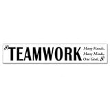 Teamwork Motivational Wall Message, 42w x 6h