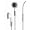 Kopfhörer, Stereo Ohrkanalhörer in WEISS - Ohrhörer für Apple iPod und iPhone Touch, Nano