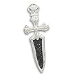 Black Stingray Sword Pendant