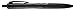 Zebra Z-Mulsion Emulsion Retractable Ballpoint Pen, 1.0mm, Black, 12-Pack (34110)