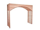 Wine Cellar Innovations Premium Redwood with Dark Walnut Stain Archway 36x45x12-in.