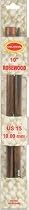 10 Inch Rosewood Knitting Needles- Size 9.0