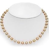 Champagne and White Cultured Pearl Necklace