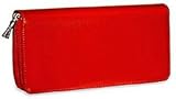 Jack Georges Milano Collection Leather Zippered Clutch