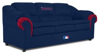 Home Team MLB Los Angeles Angels Pub Sofa