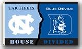 NCAA North Carolina Tar Heels vs. Duke Blue Devils Rivalry House Flag with Grommets