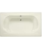 KOHLER K-1418-G-96 Memoirs 6-Foot BubbleMassage Bath, Biscuit