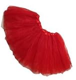 Tutu Made for Babies & Toddlers - Red- 9"