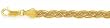 14k Gold Braided Foxtail Chain-3.6mm 18 IN